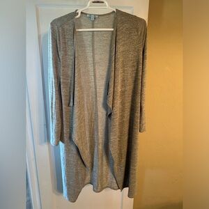 She and sky long lightweight cardigan